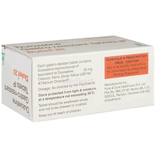 dulot 20mg capsule 10's